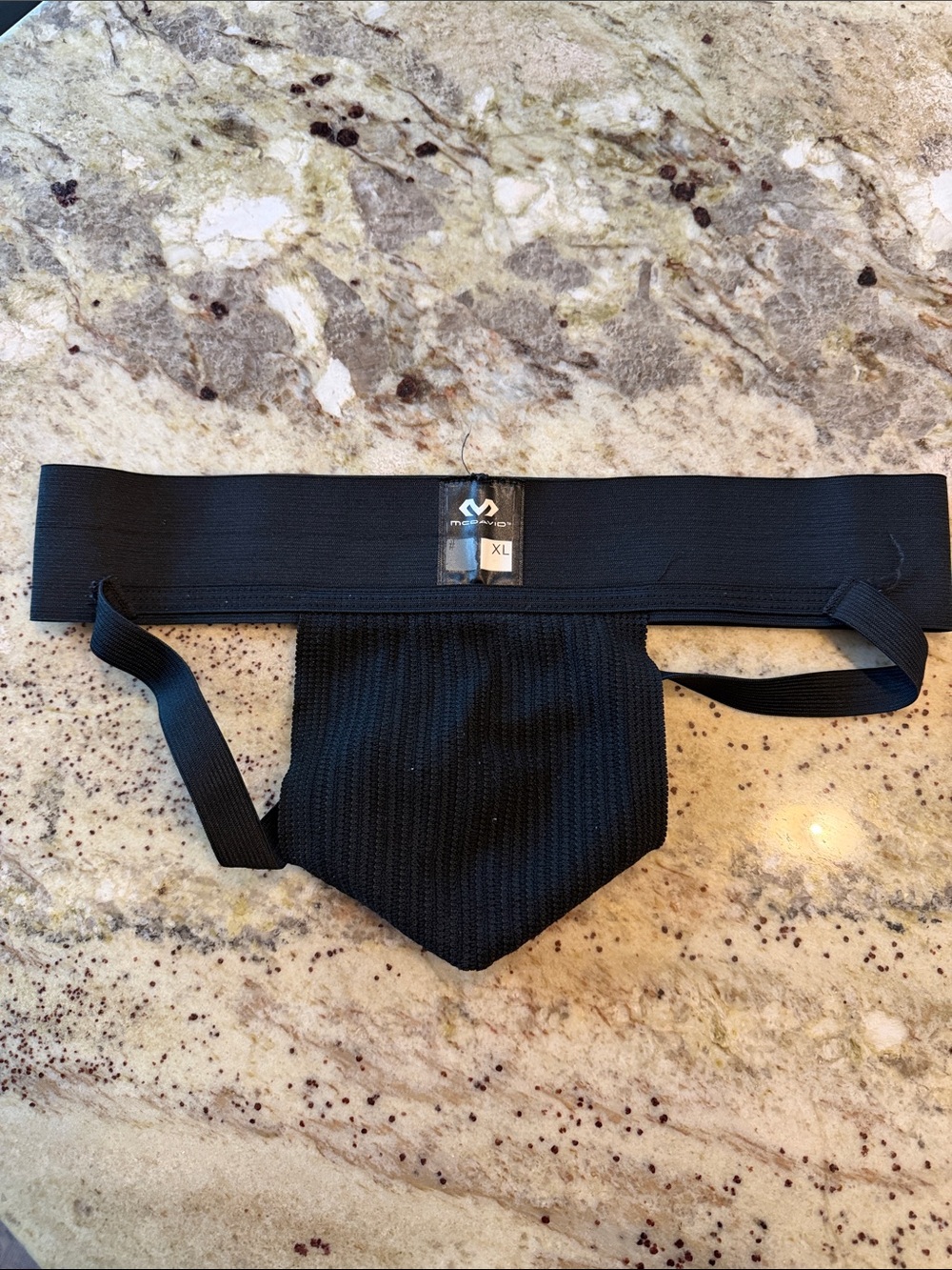 Black Athletic McDavid Jock - XL